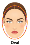 Oval Face Shape